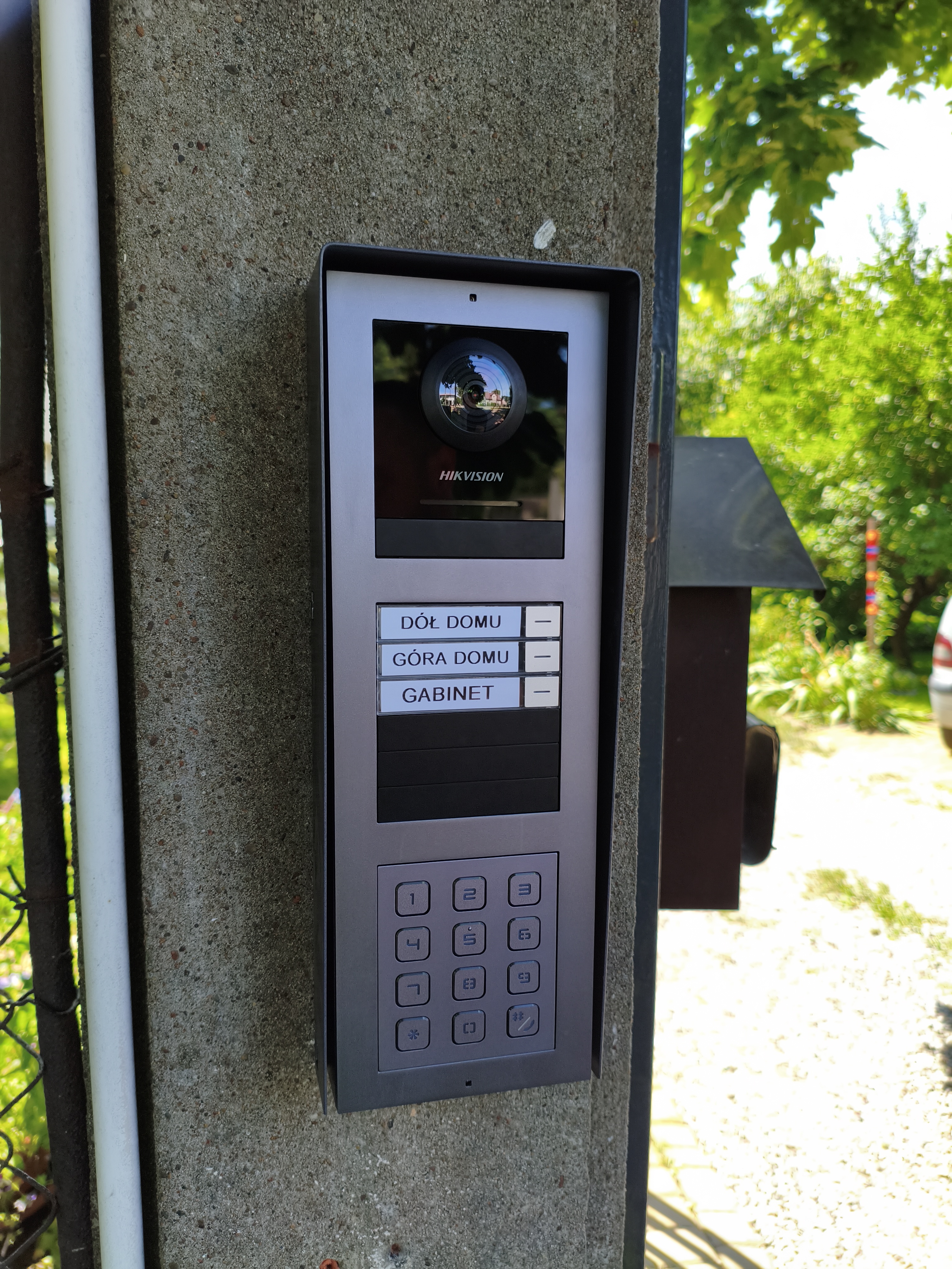Wideodomofon wielorodzinny Hikvision