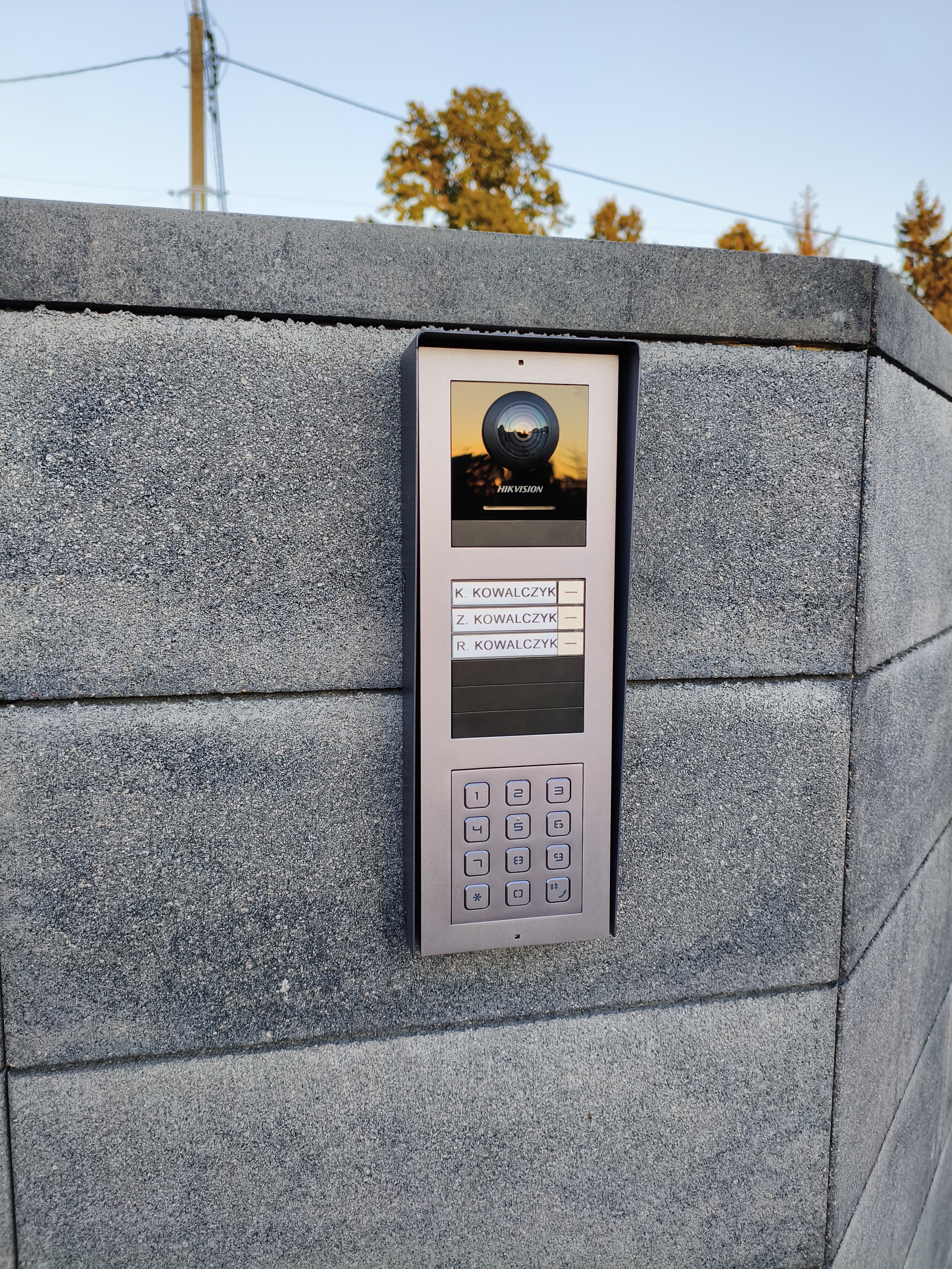 Wideodomofon wielorodzinny Hikvision